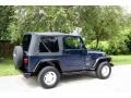 2002 Patriot Blue Pearl Jeep Wrangler Sport 4x4  photo #10