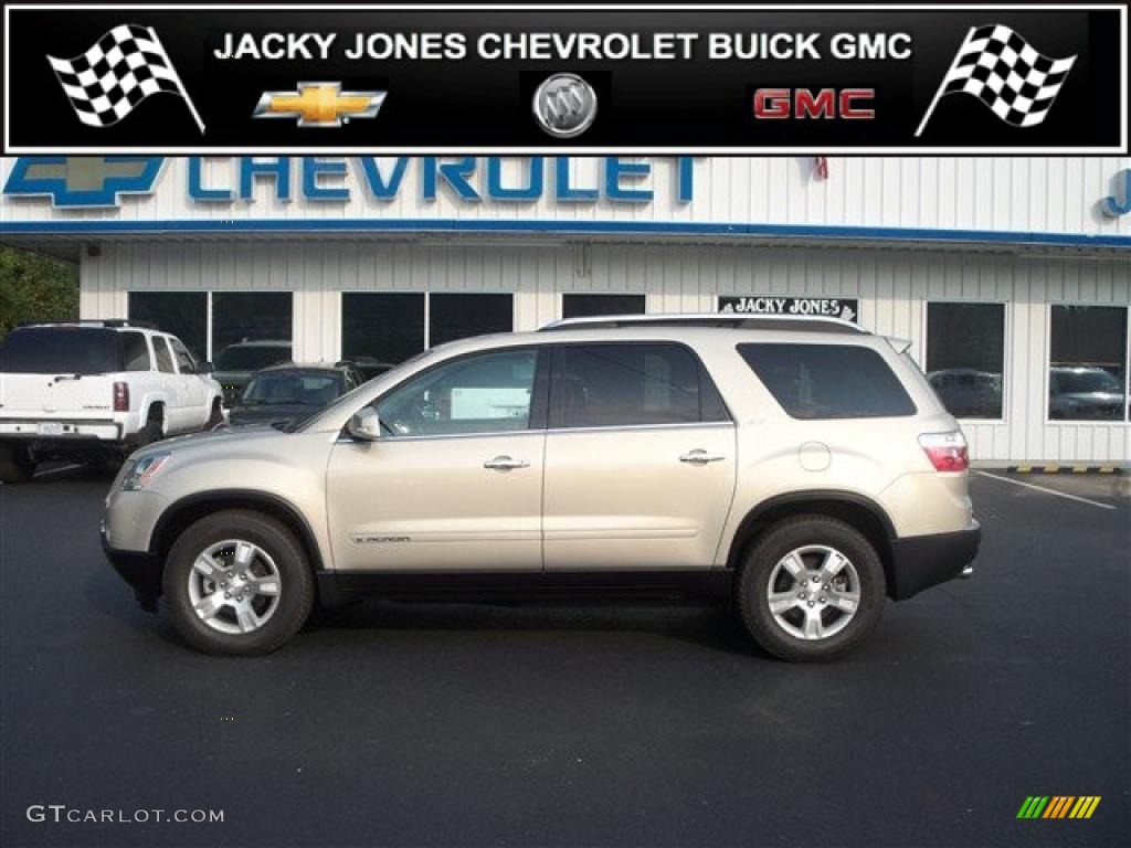 2007 Acadia SLT AWD - Gold Mist Metallic / Ebony photo #1