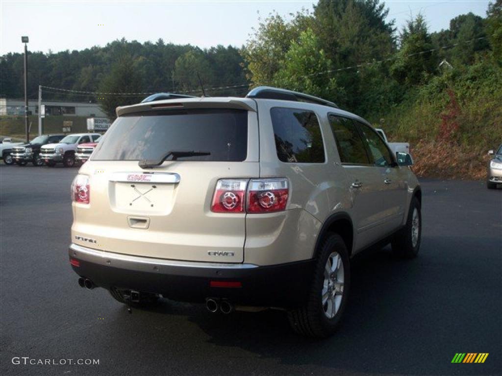 2007 Acadia SLT AWD - Gold Mist Metallic / Ebony photo #6