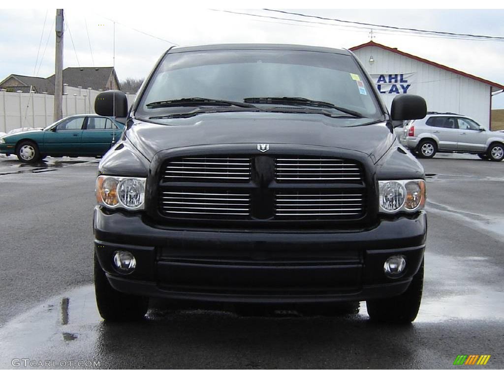 2003 Ram 1500 ST Regular Cab - Black / Dark Slate Gray photo #8