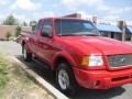 2002 Bright Red Ford Ranger Edge SuperCab  photo #3
