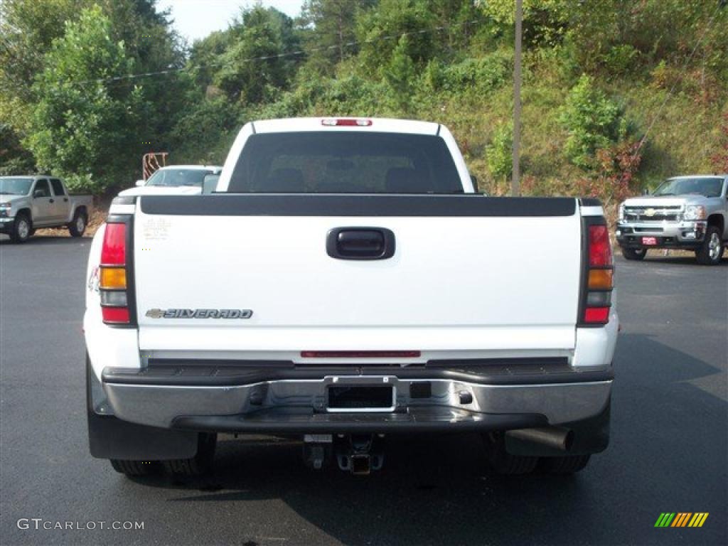 2006 Silverado 3500 LT Crew Cab 4x4 Dually - Summit White / Dark Charcoal photo #7