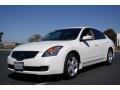 2008 Winter Frost Pearl Nissan Altima 3.5 SE  photo #1