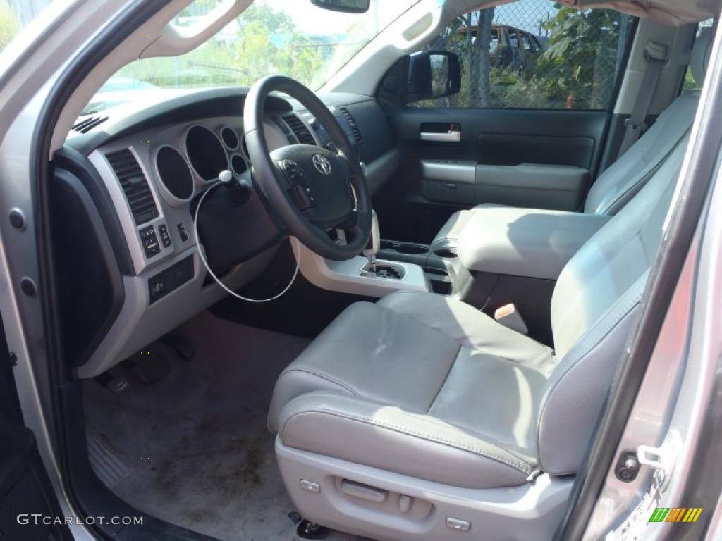 2008 Tundra Limited Double Cab 4x4 - Silver Sky Metallic / Graphite Gray photo #14