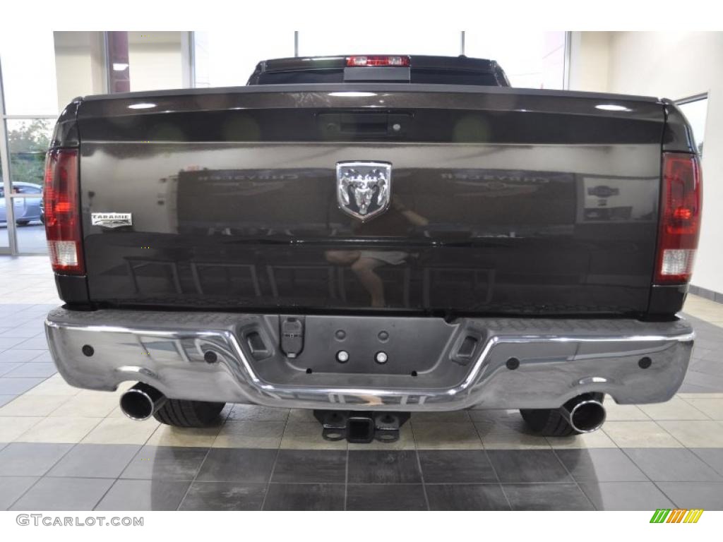 2011 Ram 1500 Laramie Crew Cab - Rugged Brown Pearl / Light Pebble Beige/Bark Brown photo #6