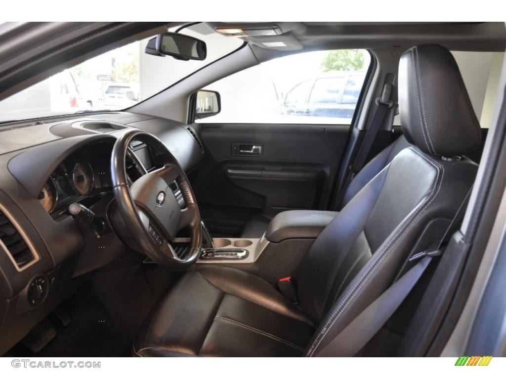 2007 Edge SEL Plus AWD - Carbon Metallic / Charcoal Black photo #9