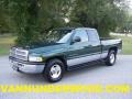 1999 Emerald Green Pearl Dodge Ram 1500 SLT Extended Cab  photo #1