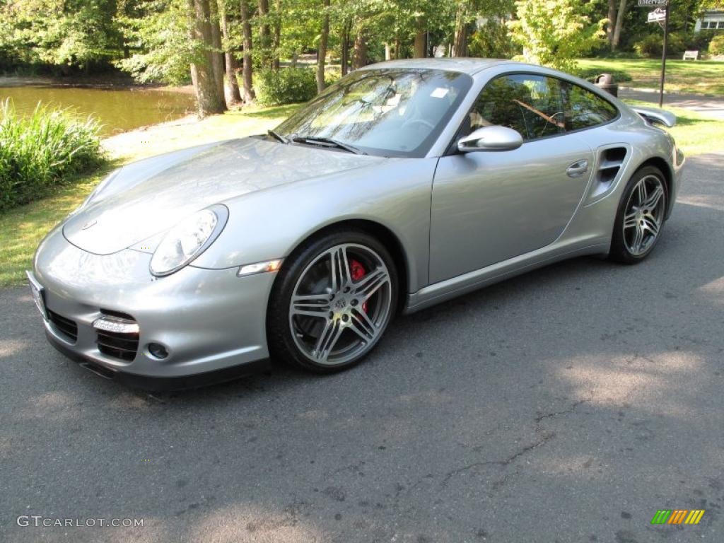 2007 911 Turbo Coupe - GT Silver Metallic / Natural Leather Grey photo #1