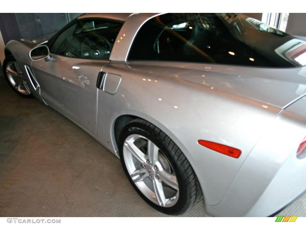 2009 Corvette Coupe - Blade Silver Metallic / Ebony photo #3