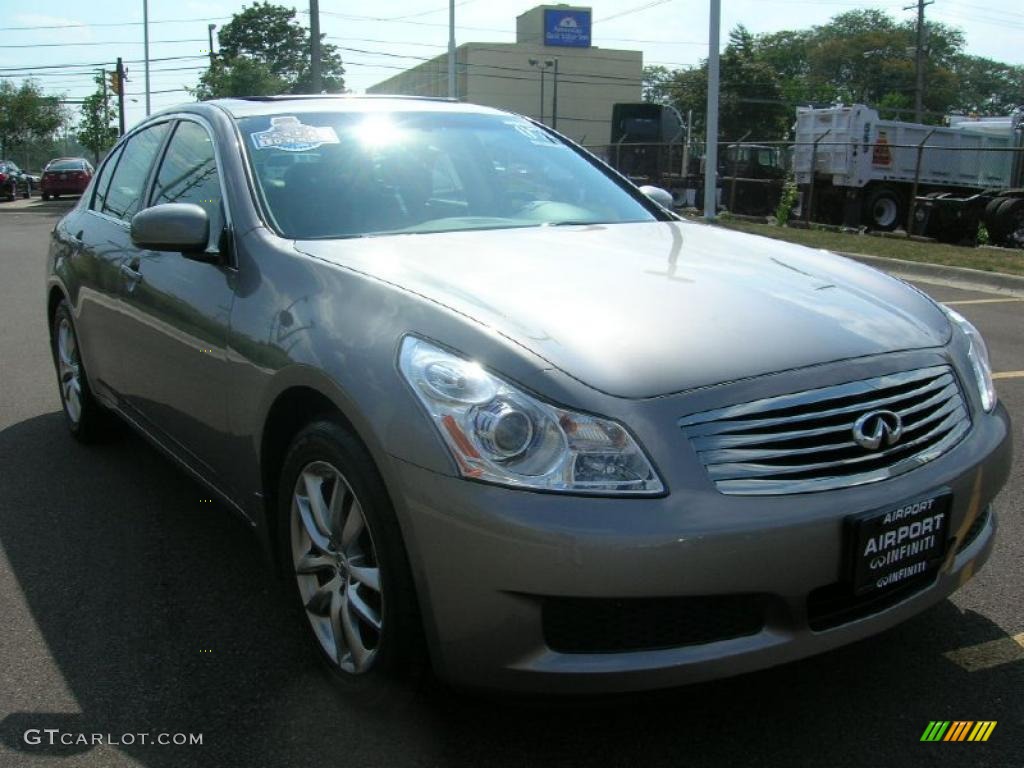 2007 G 35 x Sedan - Platinum Graphite Metallic / Graphite Black photo #3