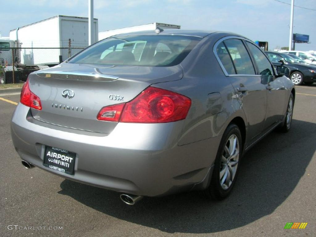 2007 G 35 x Sedan - Platinum Graphite Metallic / Graphite Black photo #5