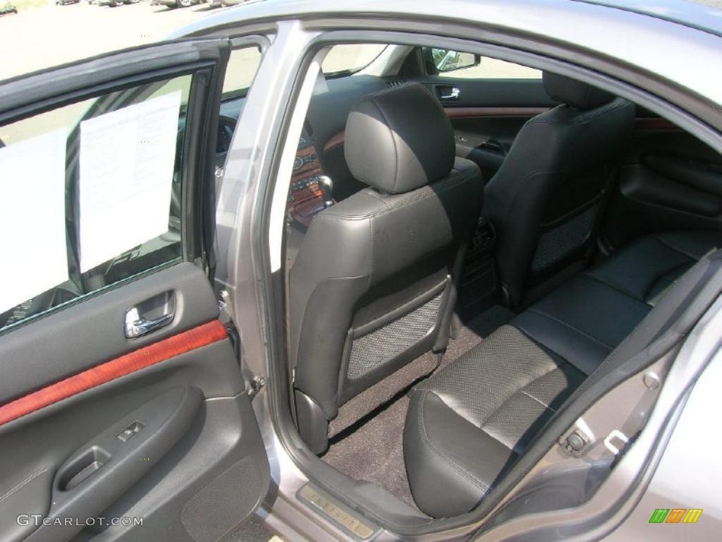 2007 G 35 x Sedan - Platinum Graphite Metallic / Graphite Black photo #10