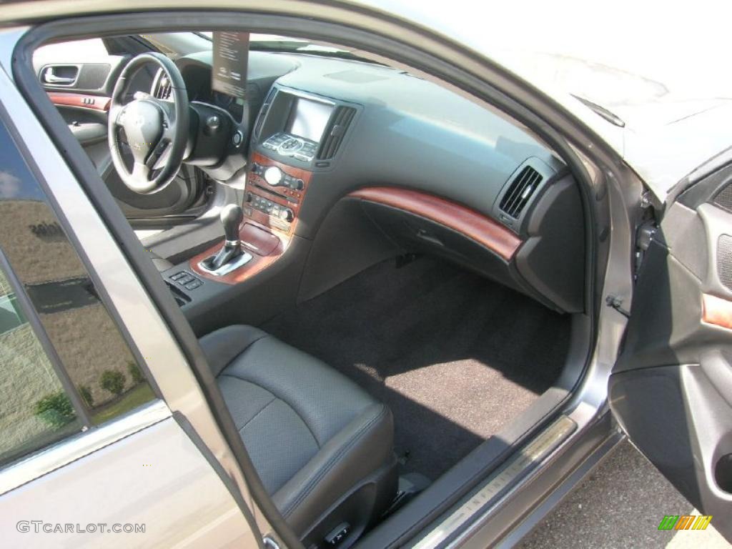 2007 G 35 x Sedan - Platinum Graphite Metallic / Graphite Black photo #11