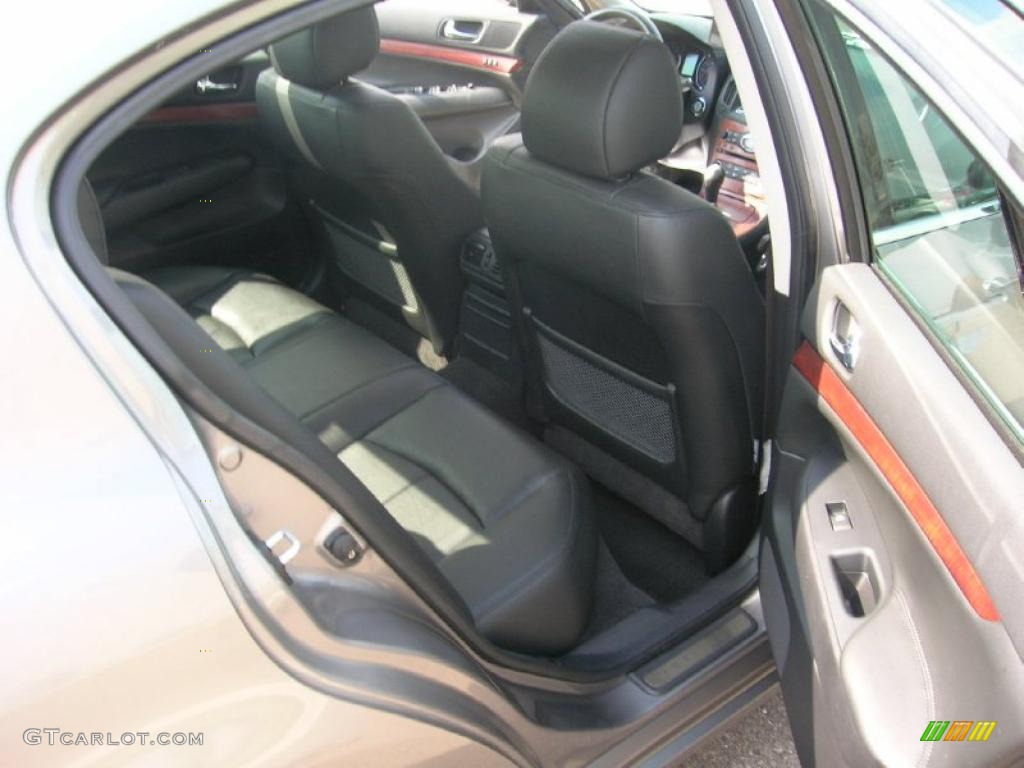 2007 G 35 x Sedan - Platinum Graphite Metallic / Graphite Black photo #13