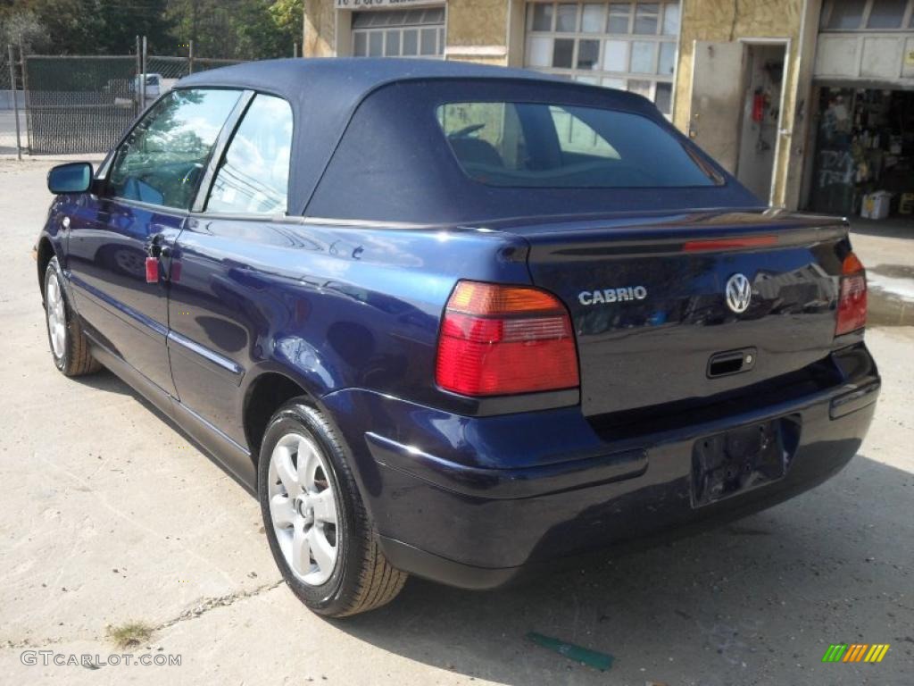 2002 Cabrio GLX - Marlin Blue Pearl / Beige photo #7
