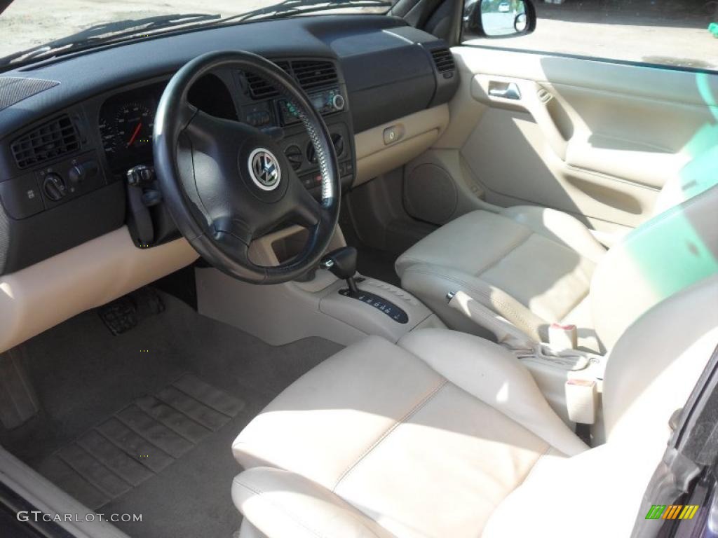 2002 Cabrio GLX - Marlin Blue Pearl / Beige photo #8