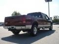 2005 Dark Toreador Red Metallic Ford F250 Super Duty XLT Crew Cab 4x4  photo #3