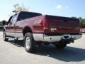 2005 Dark Toreador Red Metallic Ford F250 Super Duty XLT Crew Cab 4x4  photo #5