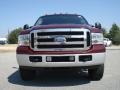 2005 Dark Toreador Red Metallic Ford F250 Super Duty XLT Crew Cab 4x4  photo #8