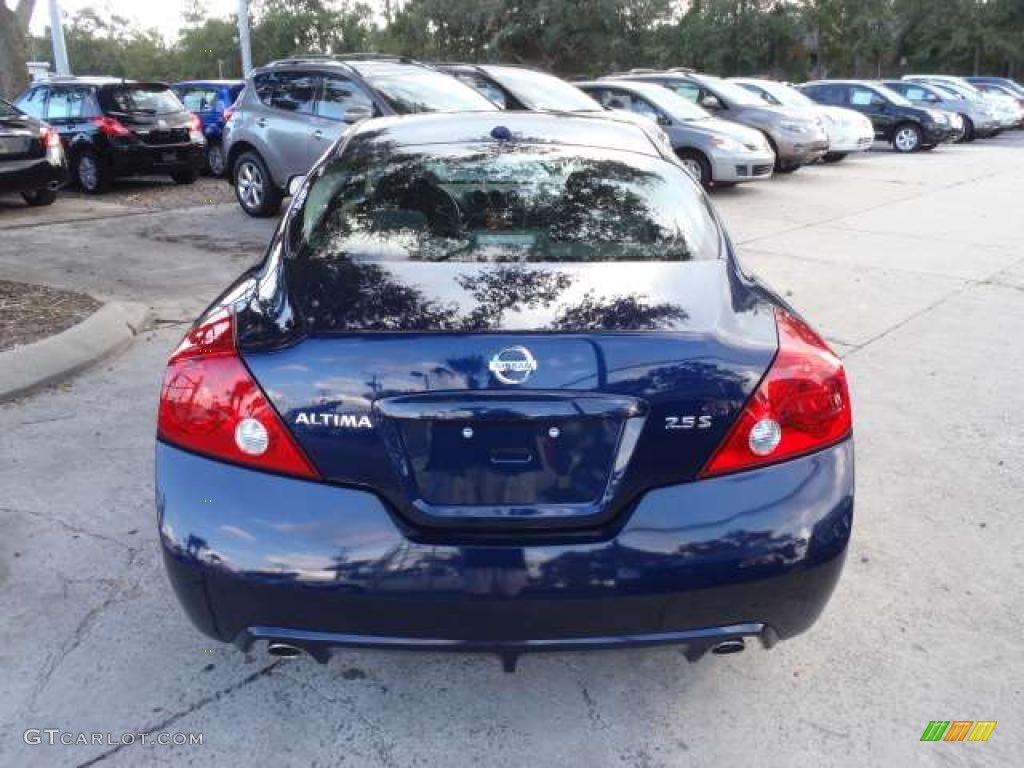 2010 Altima 2.5 S Coupe - Navy Blue / Charcoal photo #4