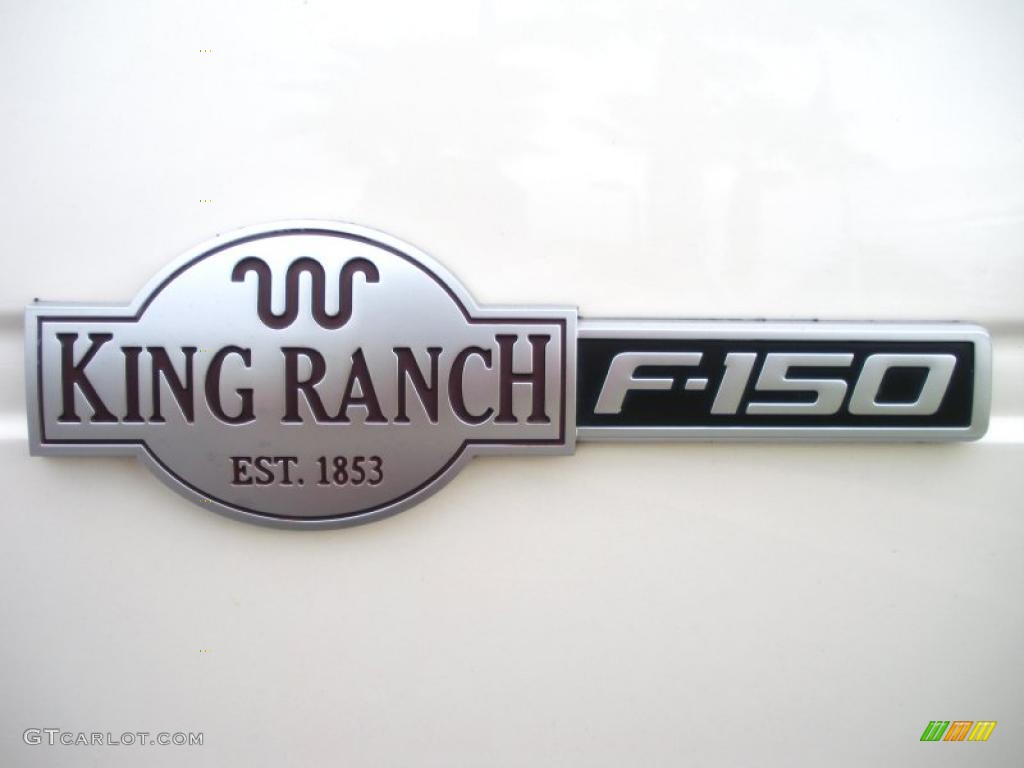2009 F150 King Ranch SuperCrew 4x4 - White Sand Tri Coat Metallic / Chaparral Leather/Camel photo #9