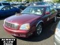 2002 Crimson Pearl Cadillac DeVille DTS  photo #3