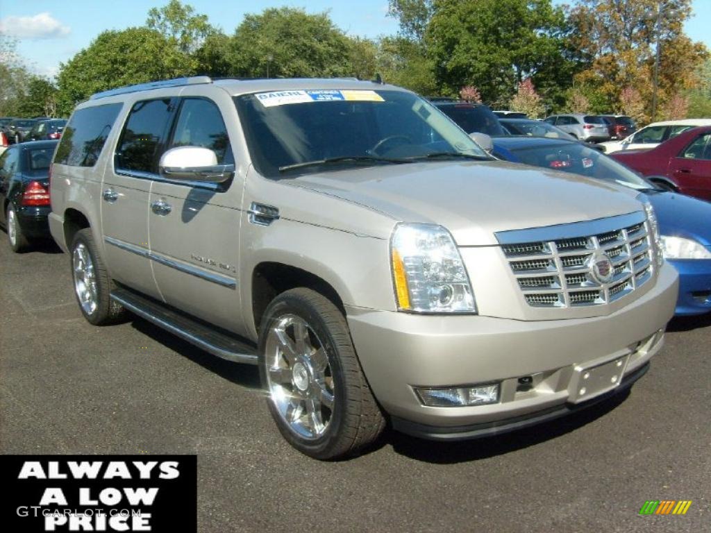 2008 Escalade ESV AWD - Quicksilver / Ebony photo #1