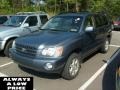 2003 Bluestone Metallic Toyota Highlander Limited 4WD  photo #3