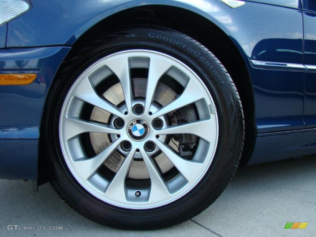 2006 3 Series 330i Convertible - Mystic Blue Metallic / Sand photo #2