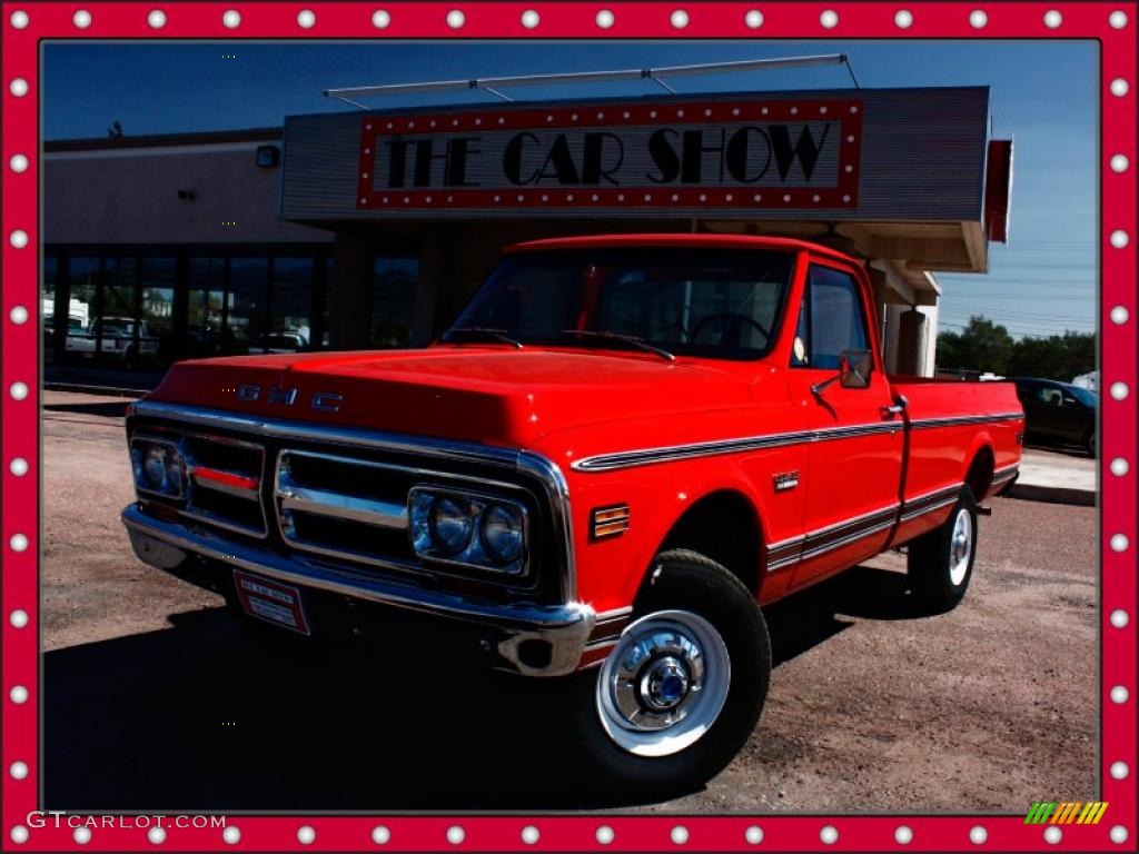 1971 C/K 2500 K2500 4x4 - Flame Red / Black photo #1