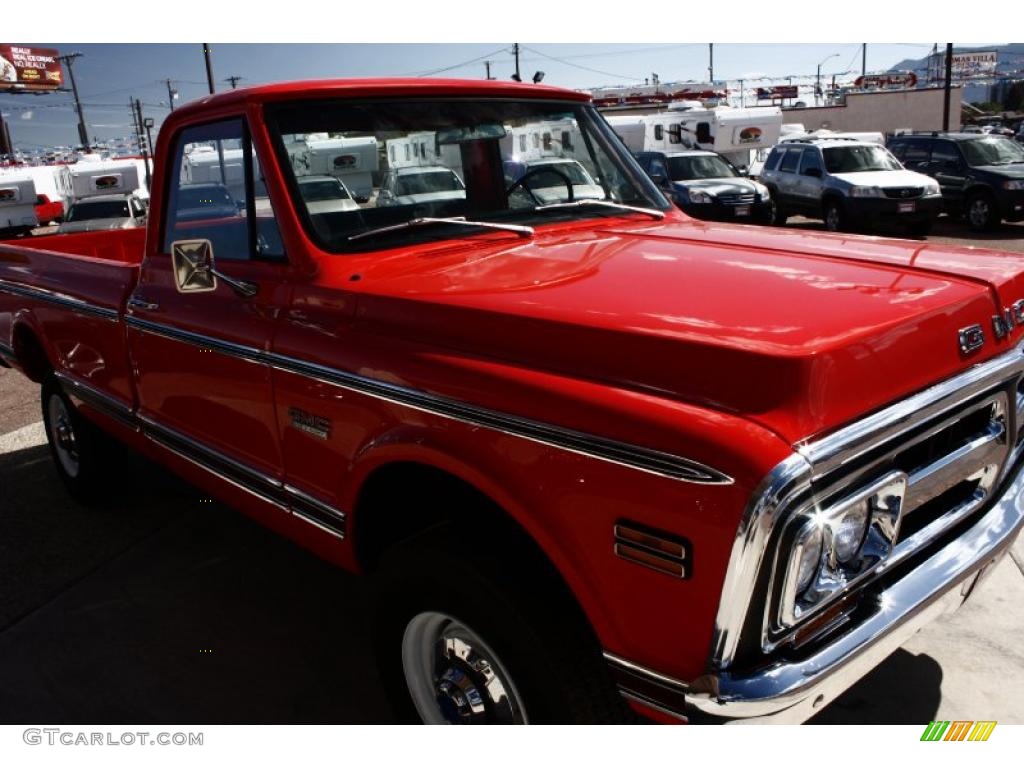 1971 C/K 2500 K2500 4x4 - Flame Red / Black photo #14