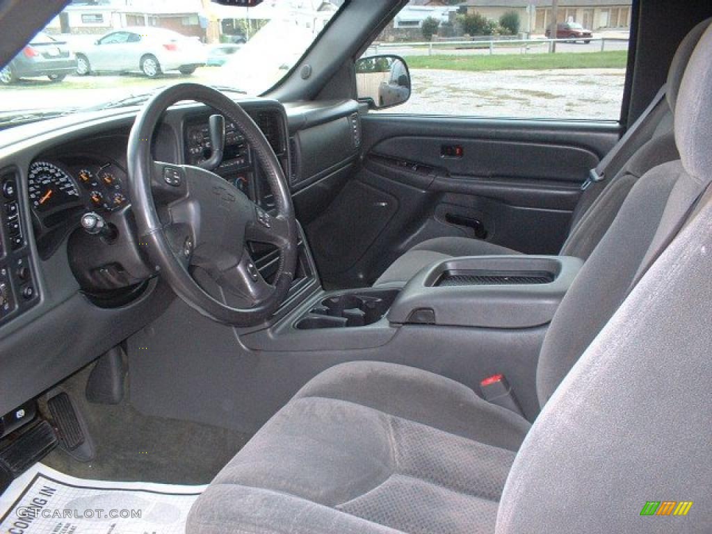 2004 Silverado 1500 Z71 Extended Cab 4x4 - Black / Medium Gray photo #9