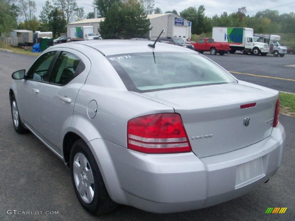 2010 Avenger SXT - Bright Silver Metallic / Dark Slate Gray photo #7