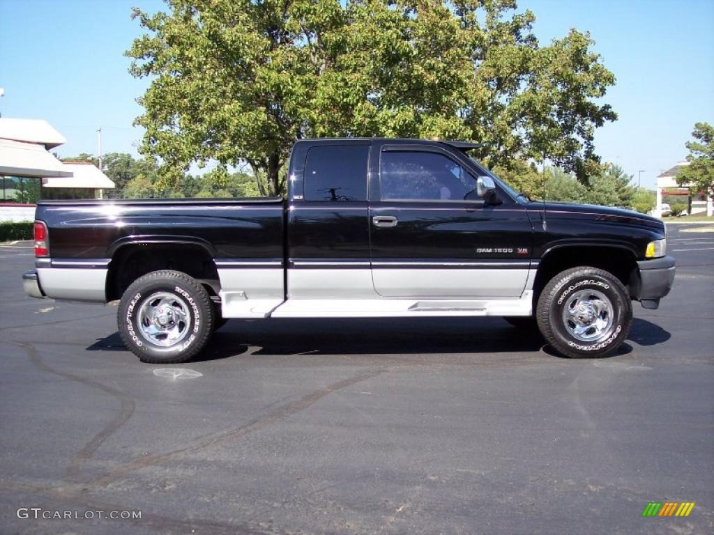 1997 Black Dodge Ram 1500 Laramie SLT Extended Cab 4x4 37125479 Photo