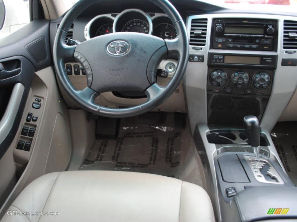 2005 4Runner Limited - Natural White / Taupe photo #15