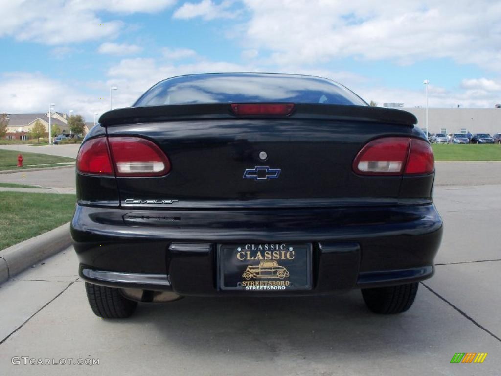 1999 Cavalier Coupe - Black / Graphite photo #5