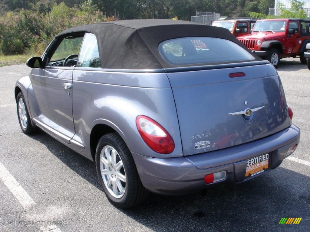 2007 PT Cruiser Convertible - Opal Gray Metallic / Pastel Slate Gray photo #6