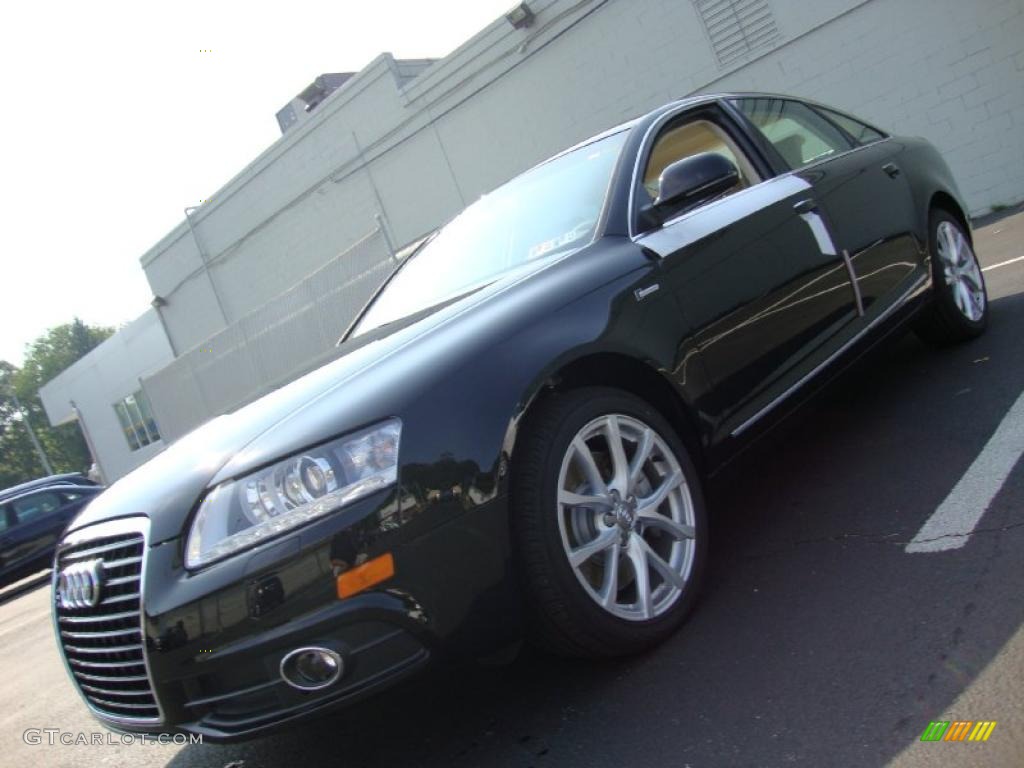 2011 A6 3.0T quattro Sedan - Brilliant Black / Cardamom Beige photo #1