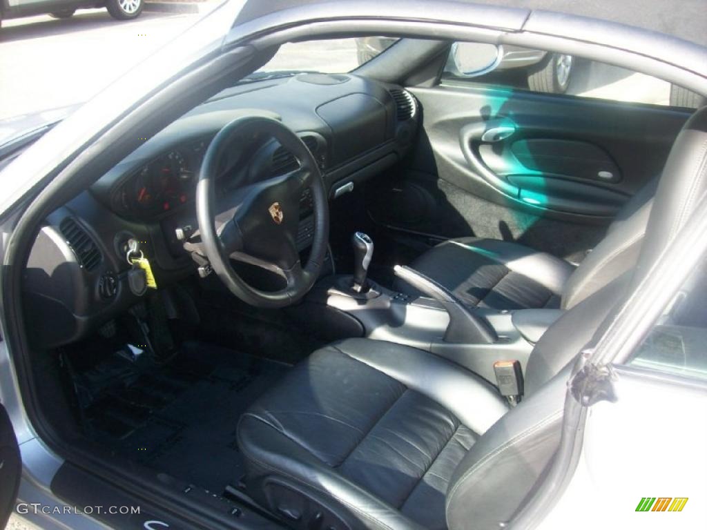 2003 911 Carrera Cabriolet - Arctic Silver Metallic / Black photo #3