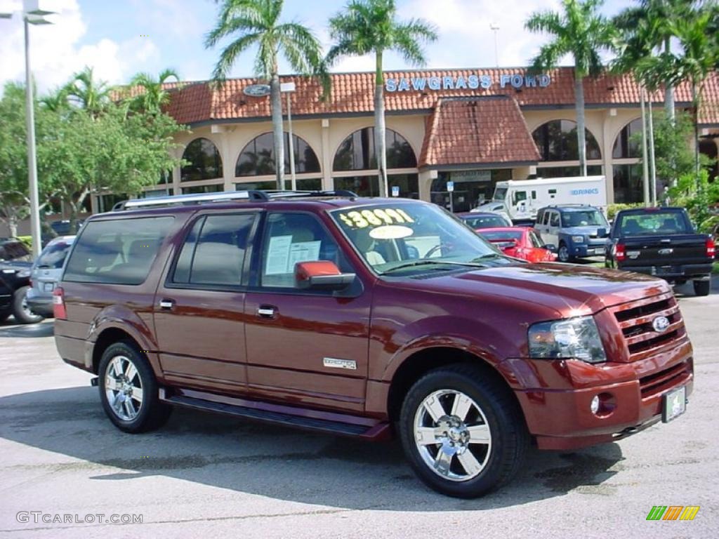 2008 Expedition EL Limited 4x4 - Dark Copper Metallic / Stone photo #1