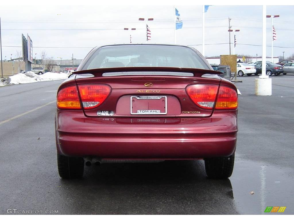 2003 Alero GLS Sedan - Ruby Red Metallic / Neutral photo #4
