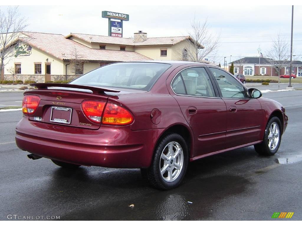 2003 Alero GLS Sedan - Ruby Red Metallic / Neutral photo #5
