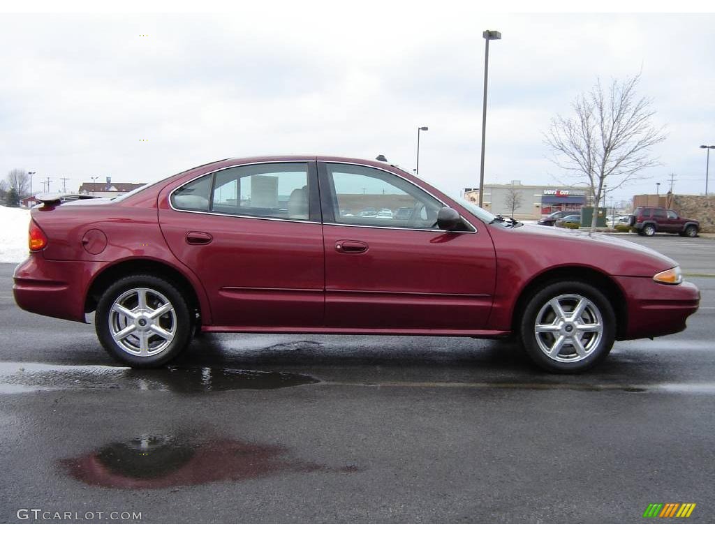 2003 Alero GLS Sedan - Ruby Red Metallic / Neutral photo #6