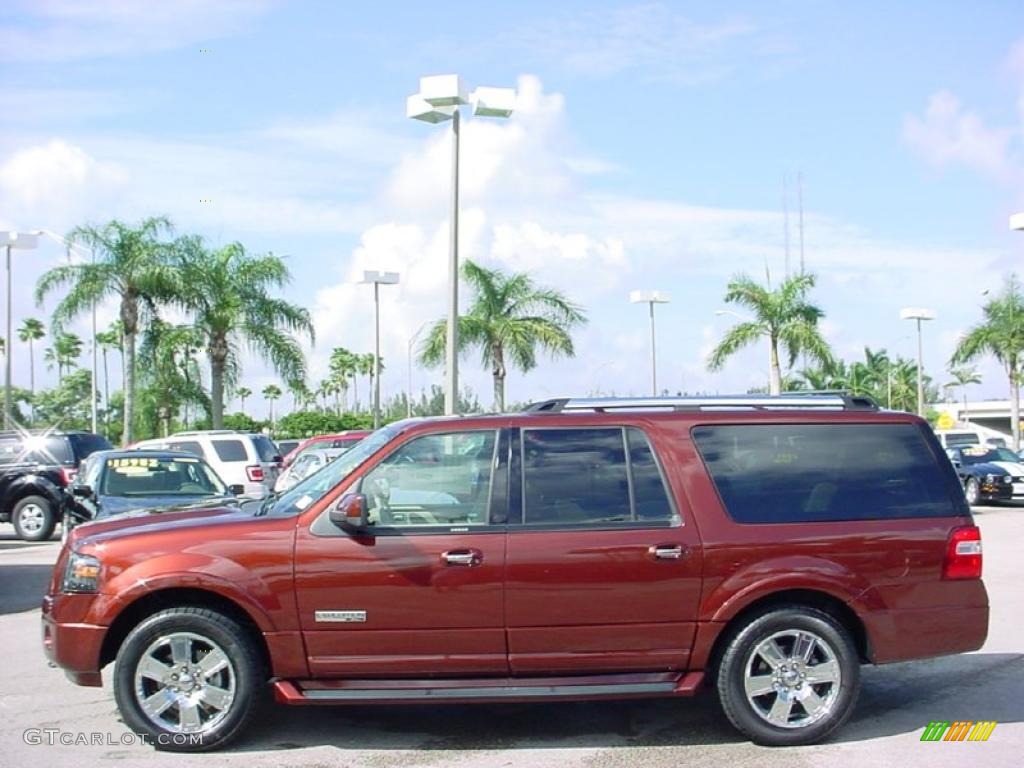 Dark Copper Metallic 2008 Ford Expedition EL Limited 4x4 Exterior Photo #37150768