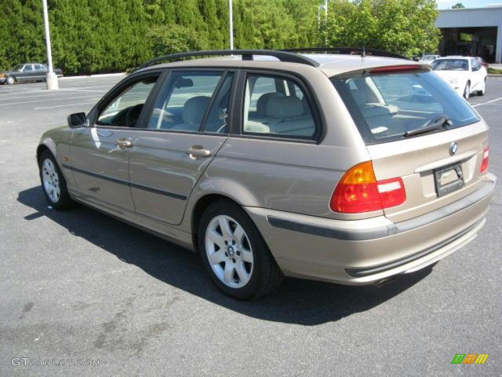 2000 3 Series 323i Wagon - Light Yellow Metallic / Sand photo #2