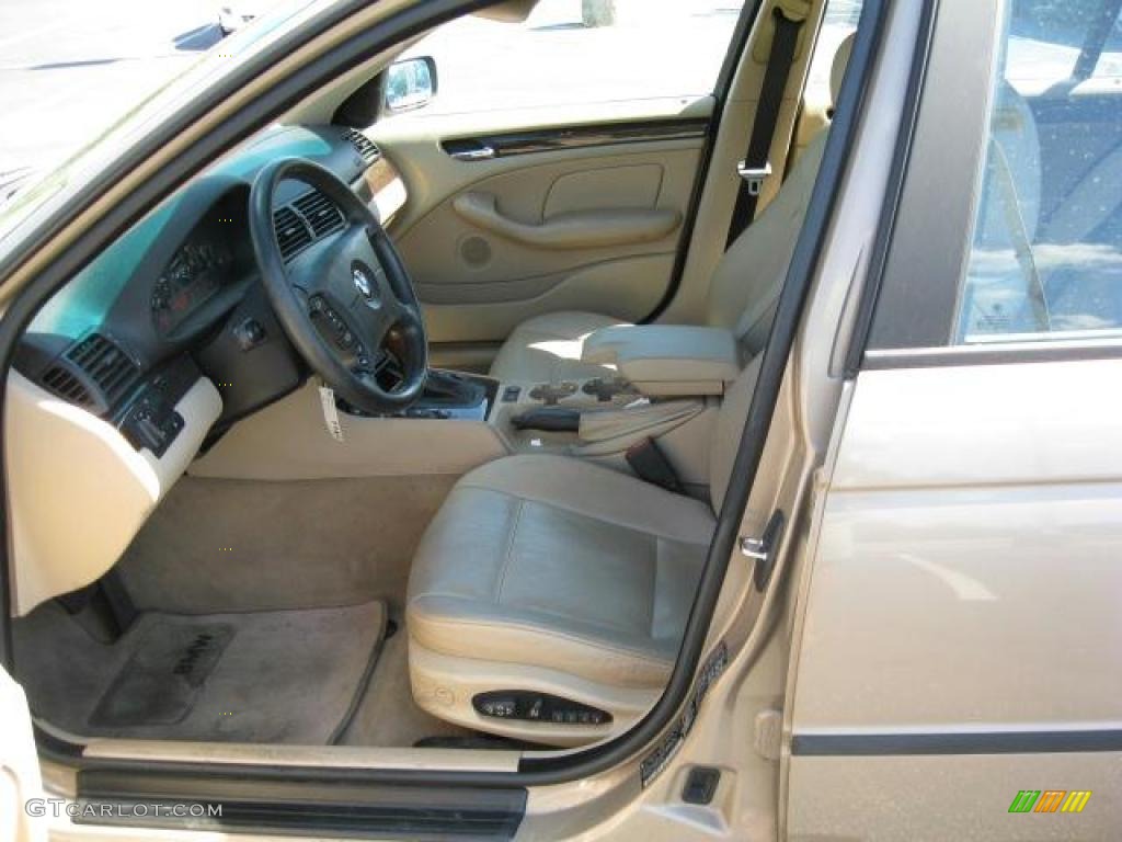 2000 3 Series 323i Wagon - Light Yellow Metallic / Sand photo #3