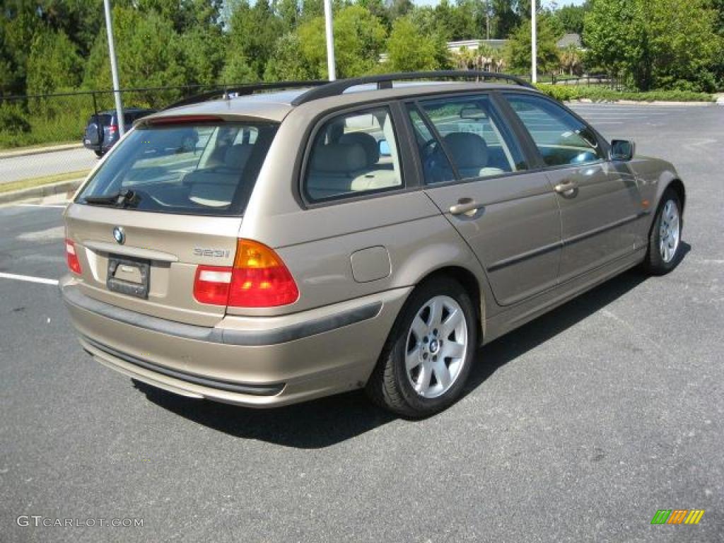 2000 3 Series 323i Wagon - Light Yellow Metallic / Sand photo #25