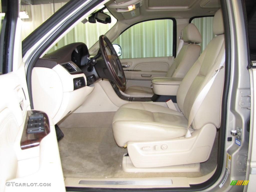 2008 Escalade ESV AWD - Gold Mist / Cocoa/Light Cashmere photo #8