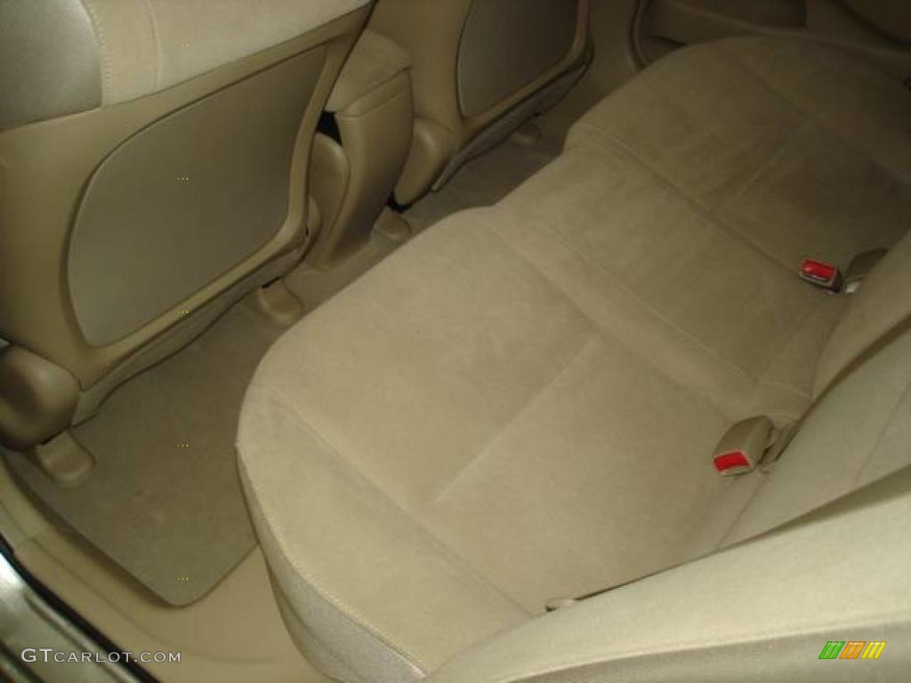 2008 Civic LX Sedan - Borrego Beige Metallic / Ivory photo #13
