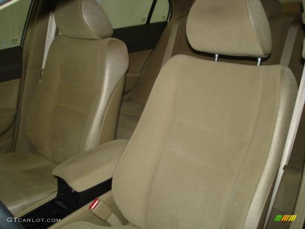 2008 Civic LX Sedan - Borrego Beige Metallic / Ivory photo #21